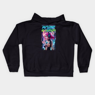 Just a girl who loves Anime & K-Pop 03 Kids Hoodie